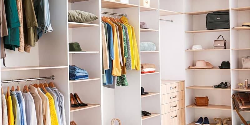 aménager un dressing en u