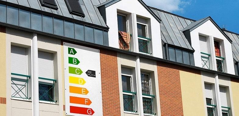 Classe énergie logement A B C D E F G