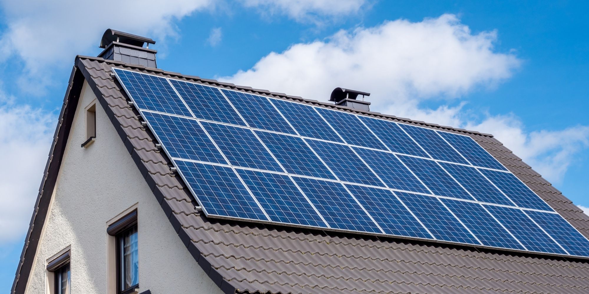 panneau solaire sur un toit