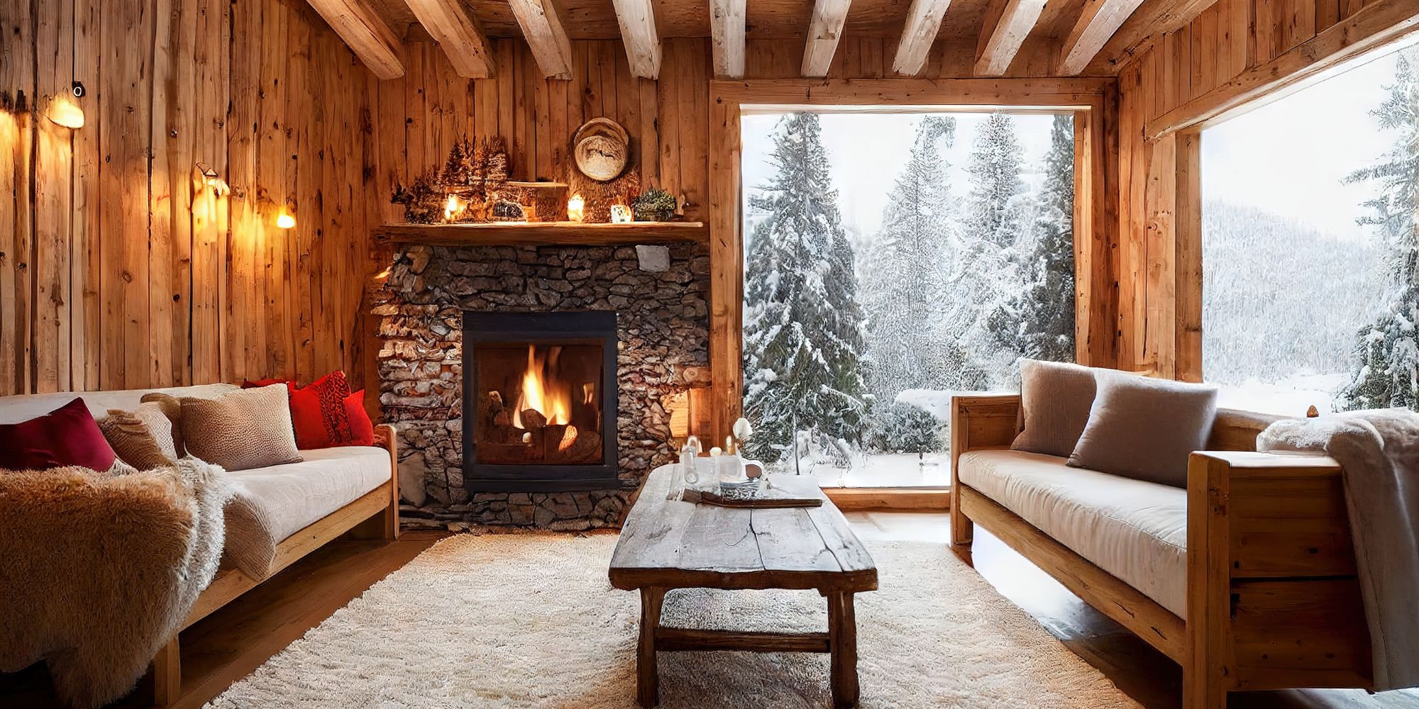 décoration esprit chalet de montagne