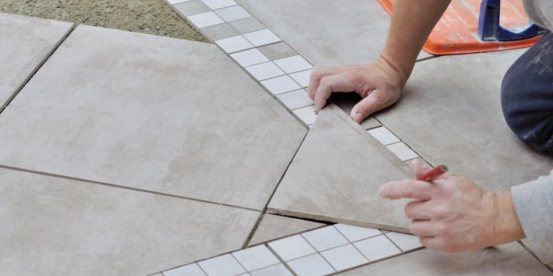 découpe de carrelage