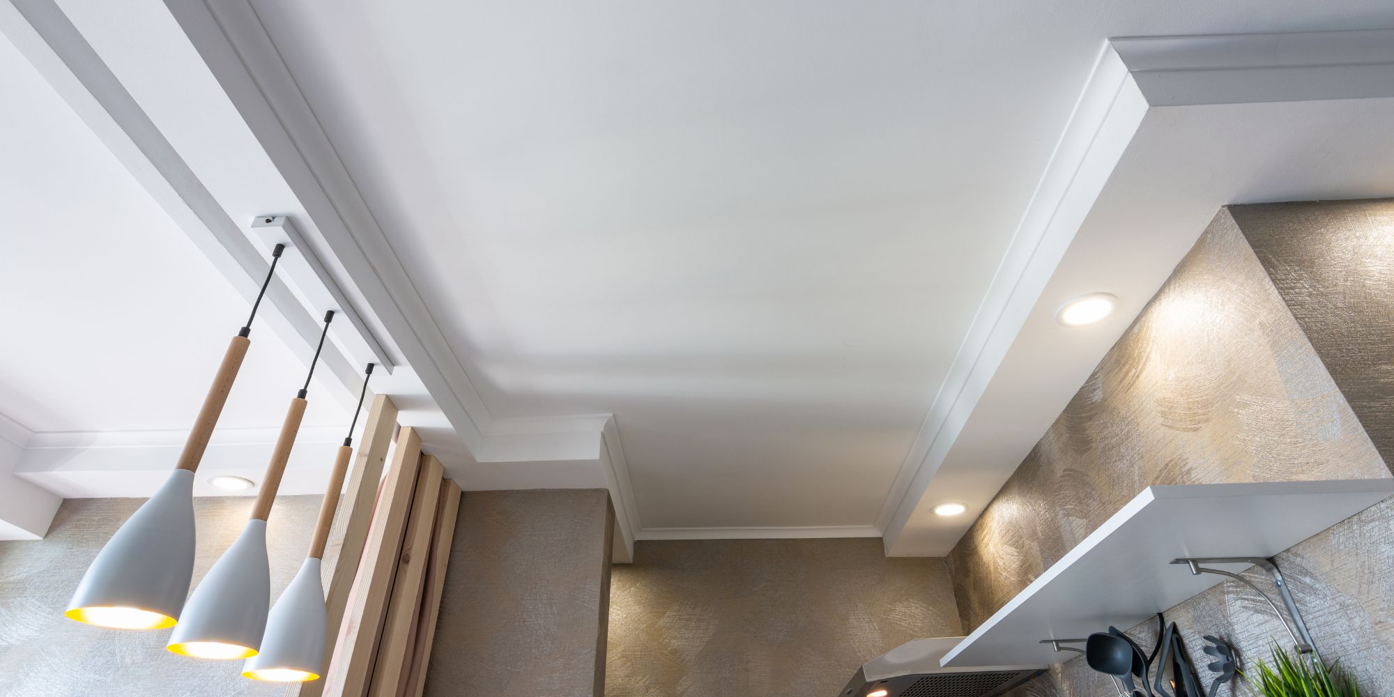 Faux plafond dans une maison