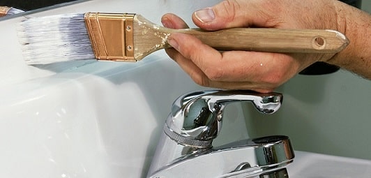 peinture de la salle de bain