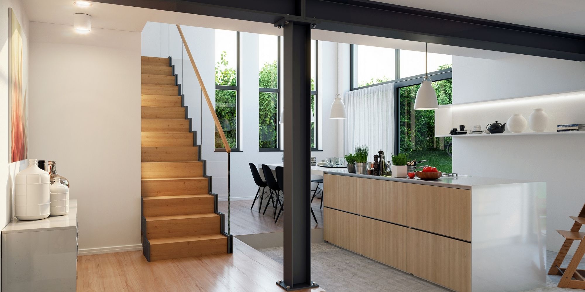 poutre ipn dans une maison