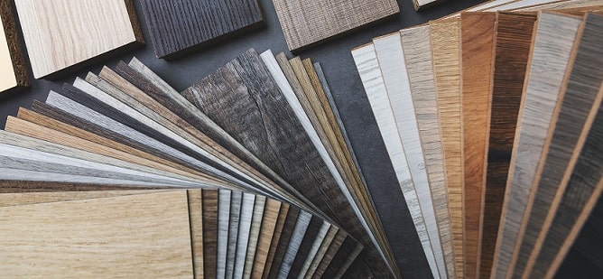 nuancier de sol en parquet stratifié