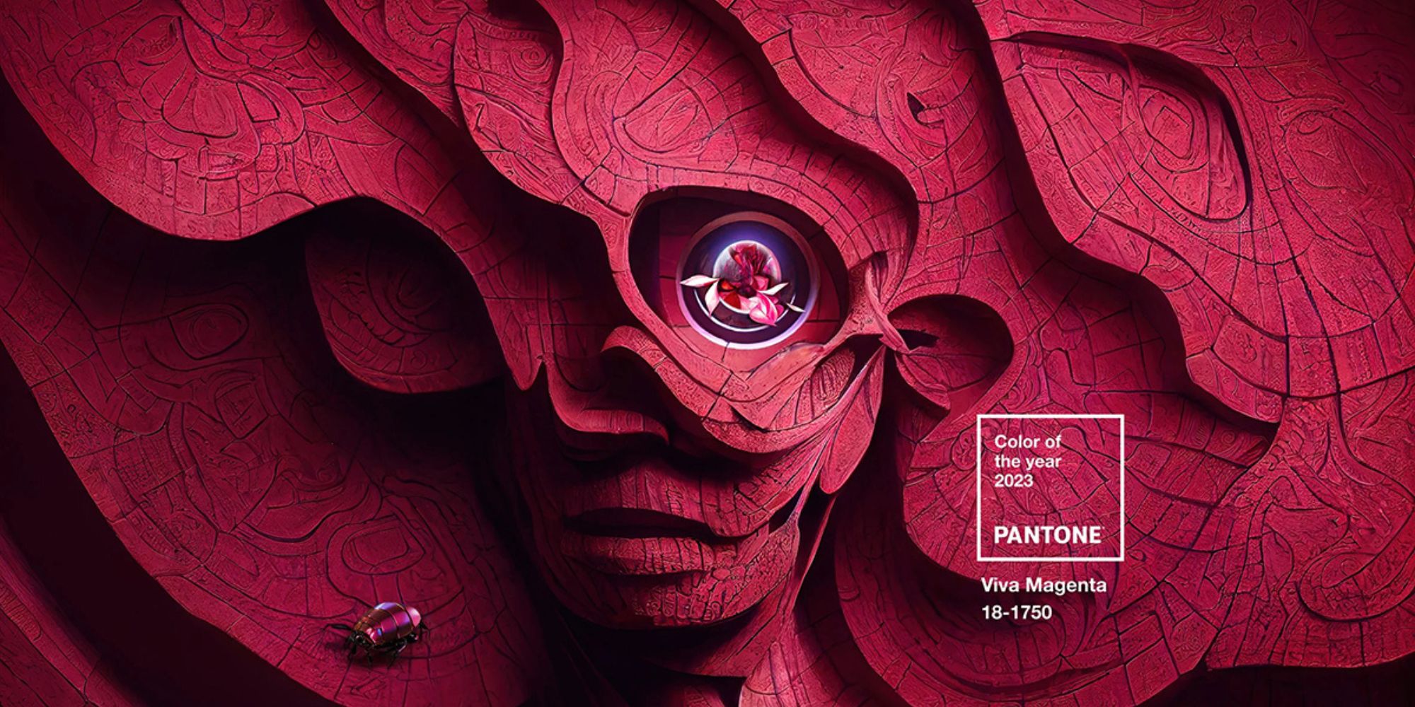 Viva Magenta couleur pantone 2023