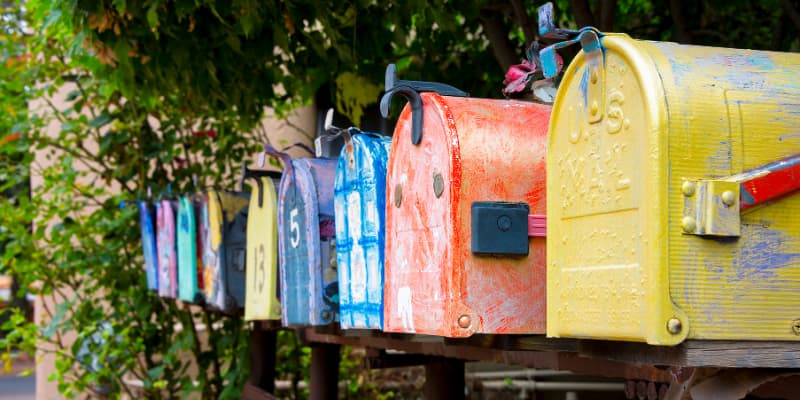 Peindre boite aux lettres