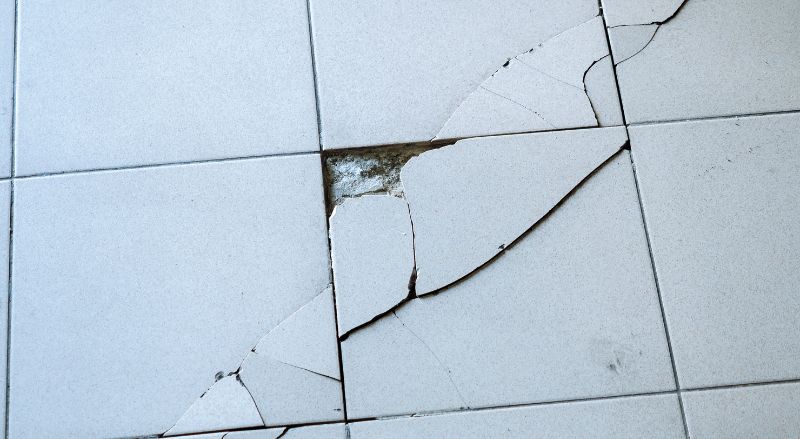 carrelage abimé