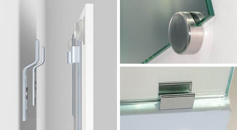 fixations pour miroir