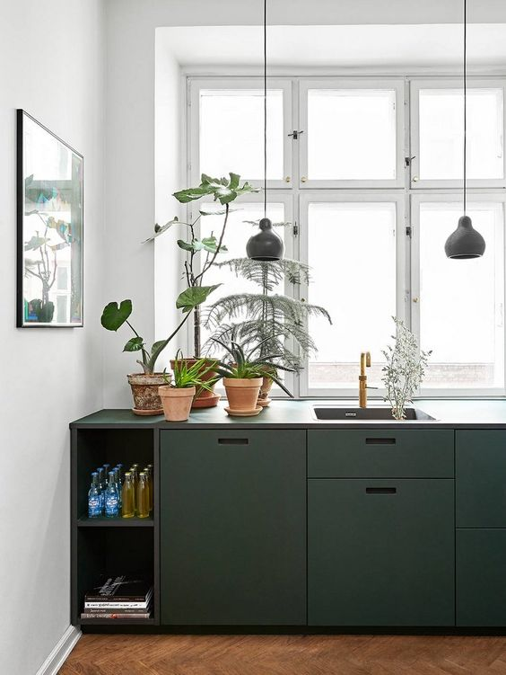 cuisine vert sapin