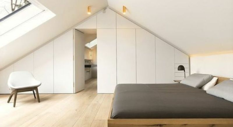 dressing qui sert de cloison 