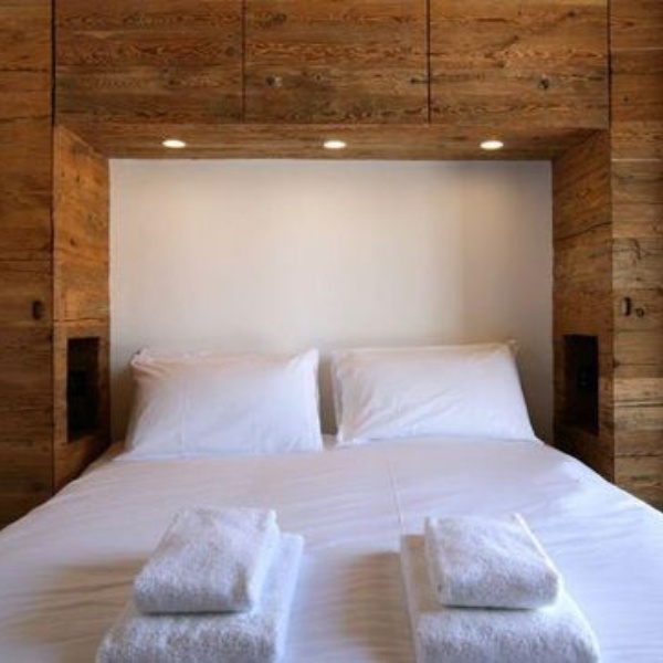 dressing tête de lit en bois