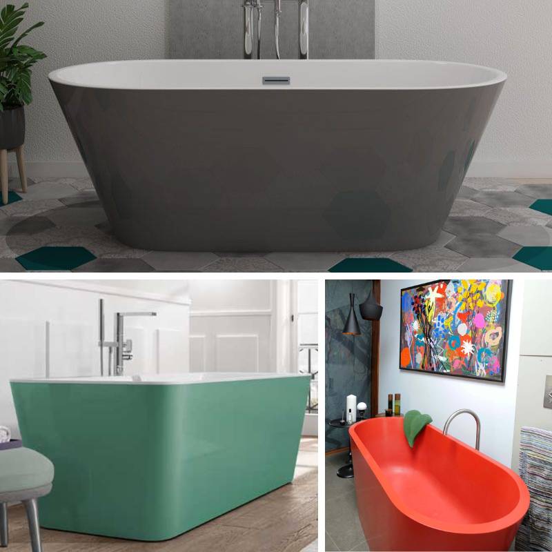 inspirations couleurs peinture baignoire