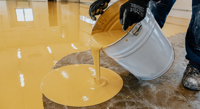 peinture époxy garage