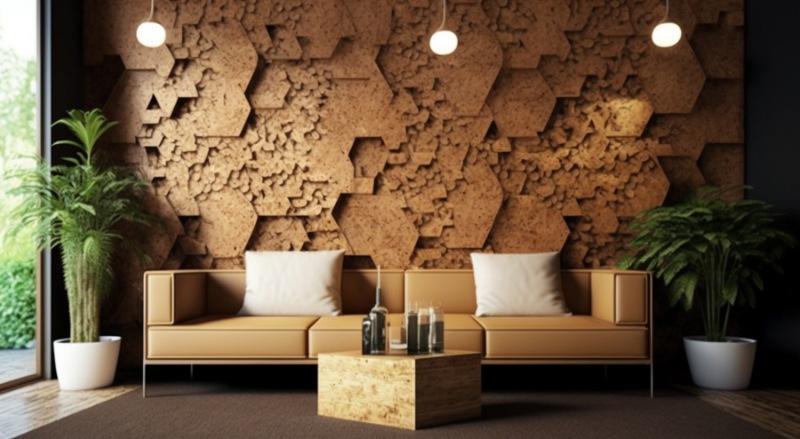 liege mural dans un salon