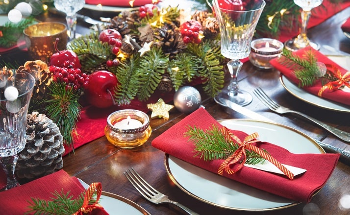 Table de Noël standard