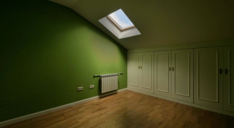 exemple d amenagement d un dressing sous la pente d une chambre